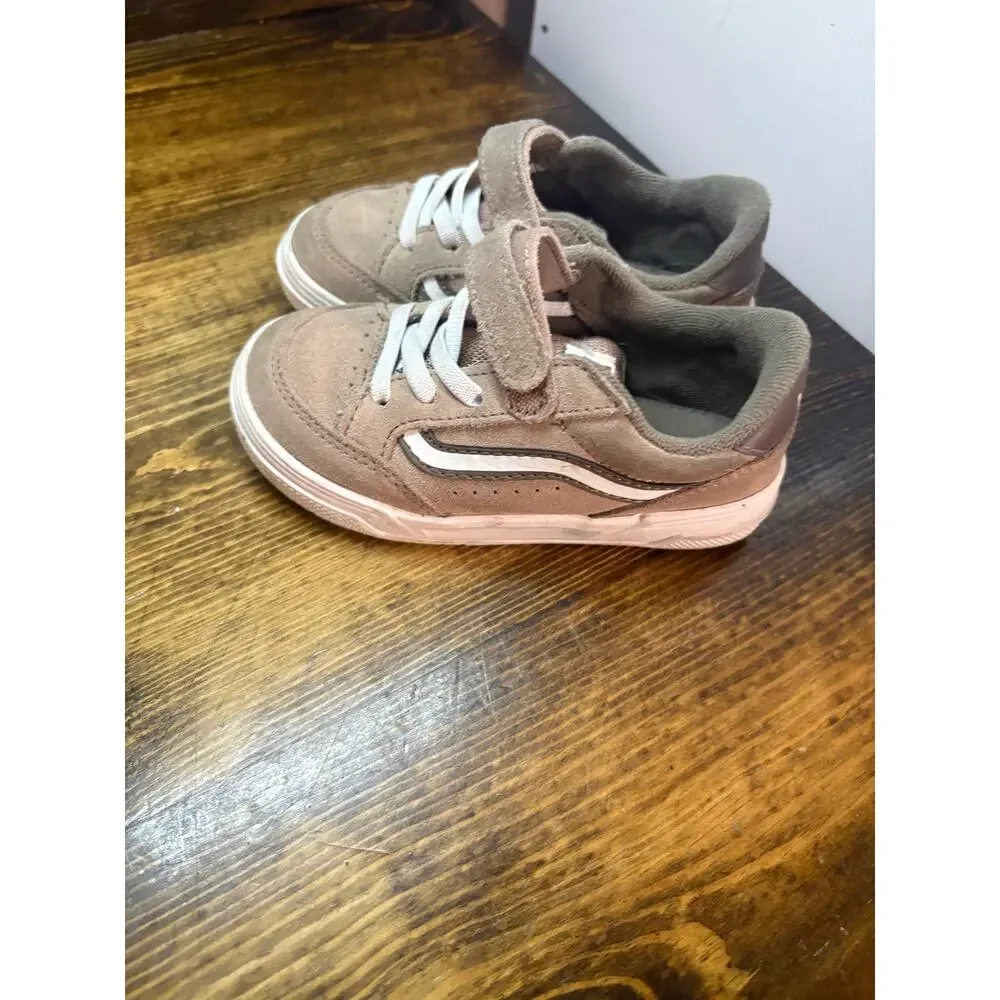 Vans tan sneakers toddler size 9